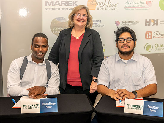  This is a photo from Adult Ed's signing day event